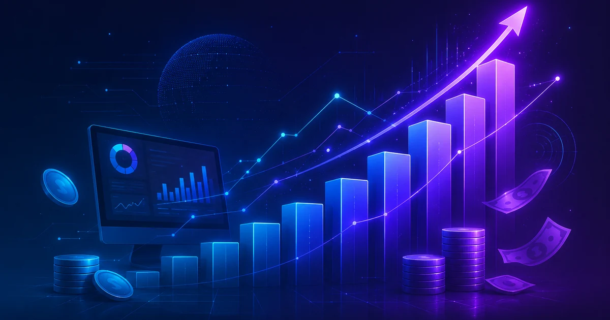 Notebook s analytics dashboard s padajícími křivkami a červenými warningy — ilustrace SEO chyb na českých webech a klesajících pozic v Google